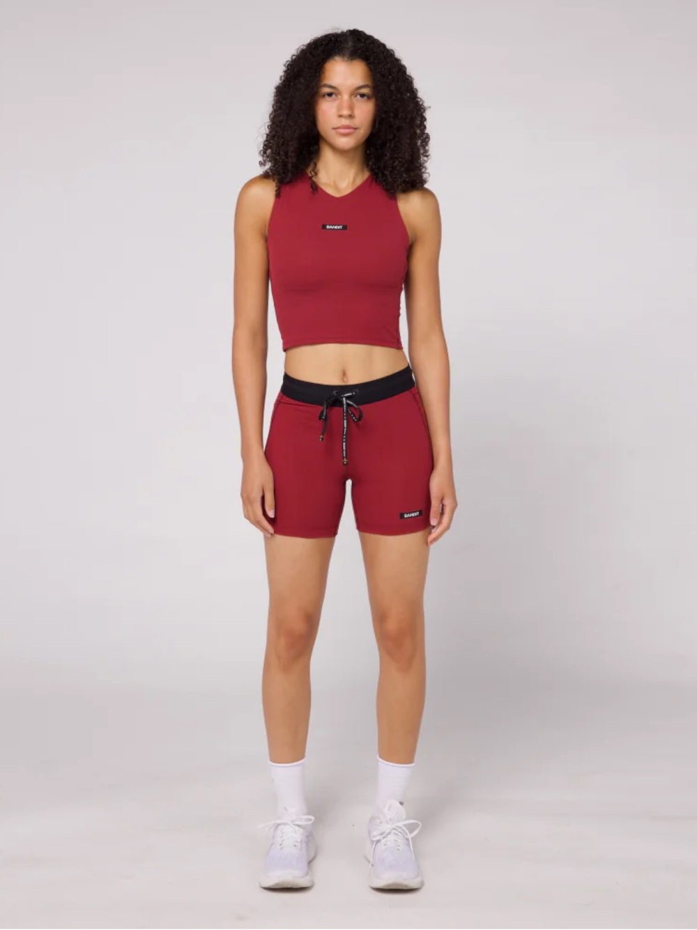 Bandit | Women's Aurora Gridlock Race Crop Size XS Currant NWT Marathon Training